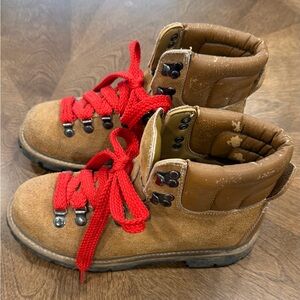 Madalena Mountaineer Brown Leather Ankle Boots Women’s Size 8 Hiking